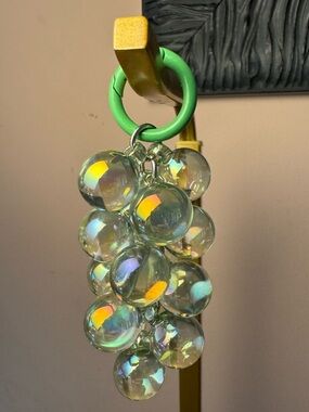 Bubble Cluster Keychain/Bag Charm with Green Ring
